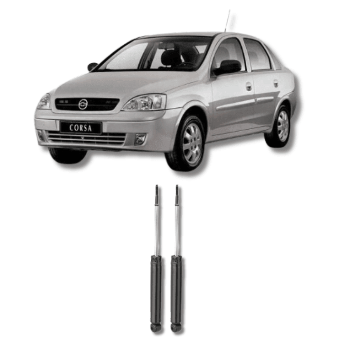 Amortecedor Traseiro Corsa Sedan 1997 Até 2005 - Remanufaturado - Felipe Moura Auto Peças