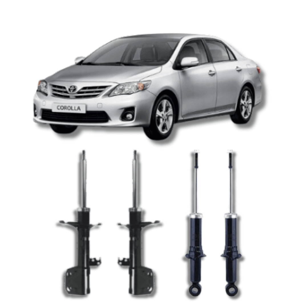 Kit Amortecedores Dianteiros e Traseiros Toyota Corolla 2009 Até 2014 - Remanufaturado - Felipe Moura Auto Peças