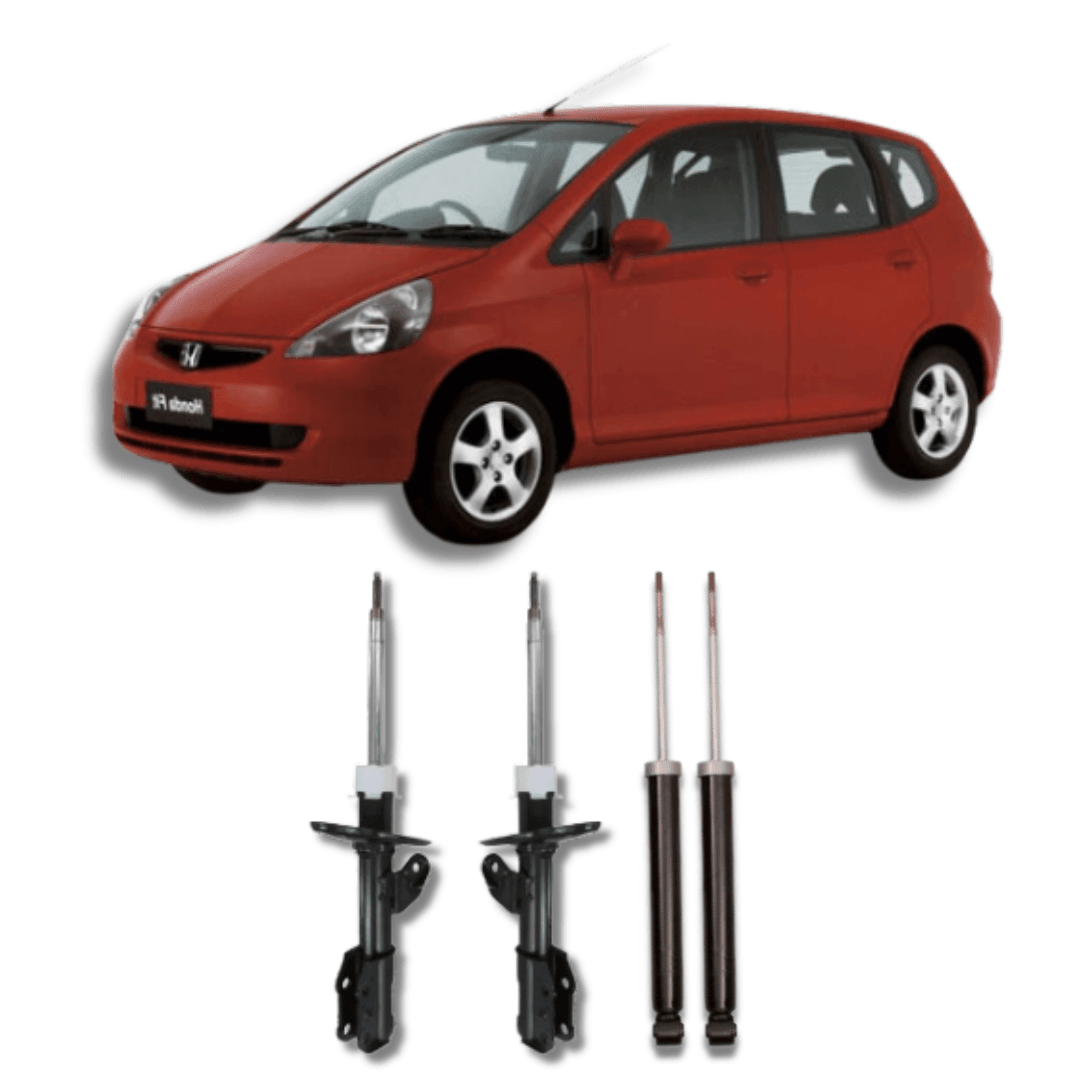 Kit Amortecedores Dianteiros e Traseiros Honda Fit 2003 Até 2008 - Remanufaturado - Felipe Moura Auto Peças