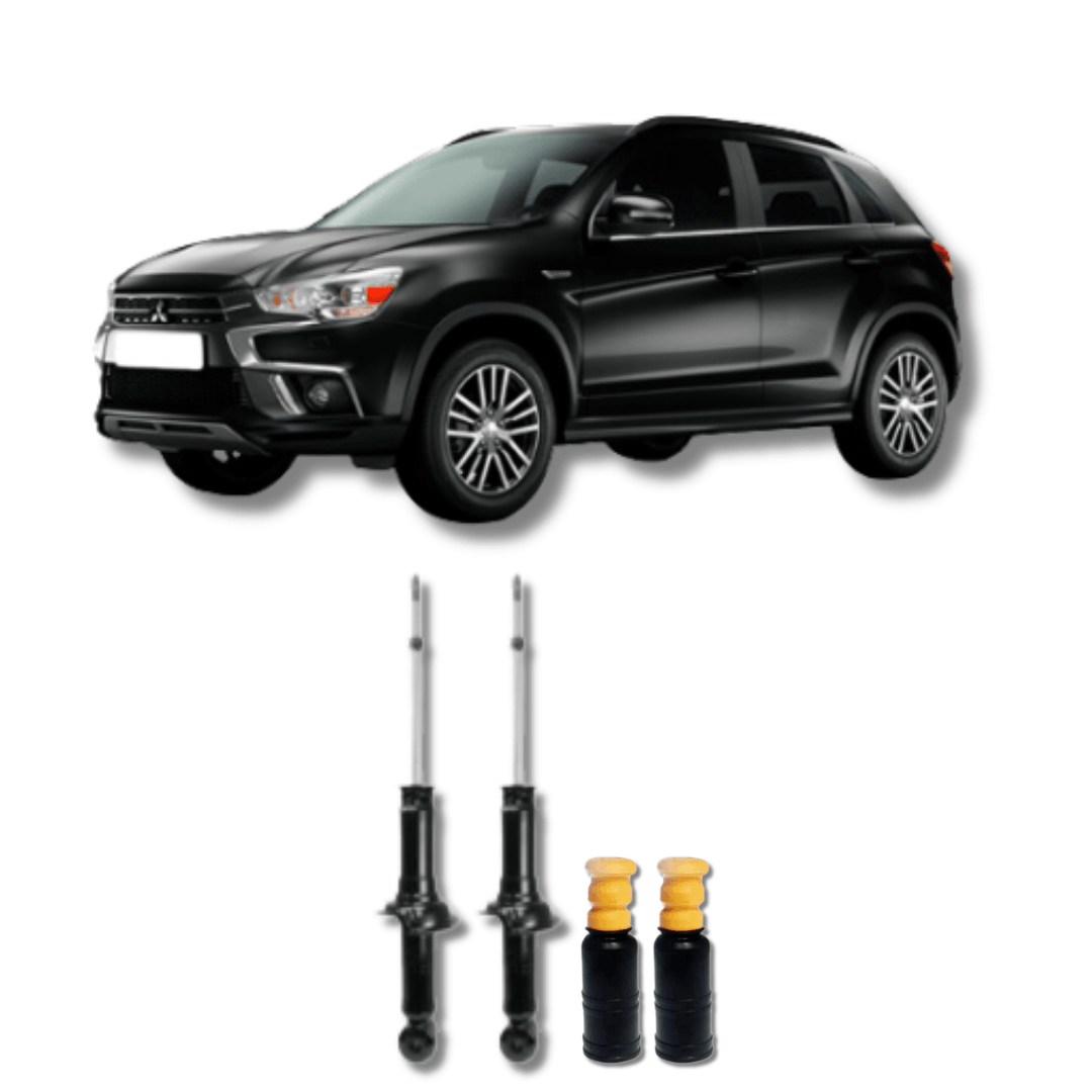 Amortecedores Traseiros com Kit de Batentes e Guarda-Pó Mitsubishi ASX 2010 Até 2023 - Remanufaturado - Felipe Moura Auto Peças