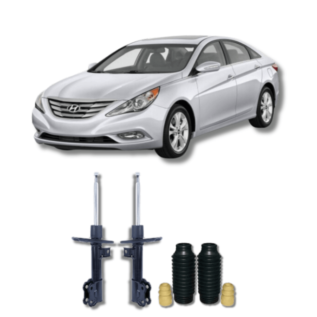 Amortecedores Dianteiros com Kit de Batentes e Guarda-Pó Hyundai Sonata 1985 Até 2019 - Remanufaturado - Felipe Moura Auto Peças