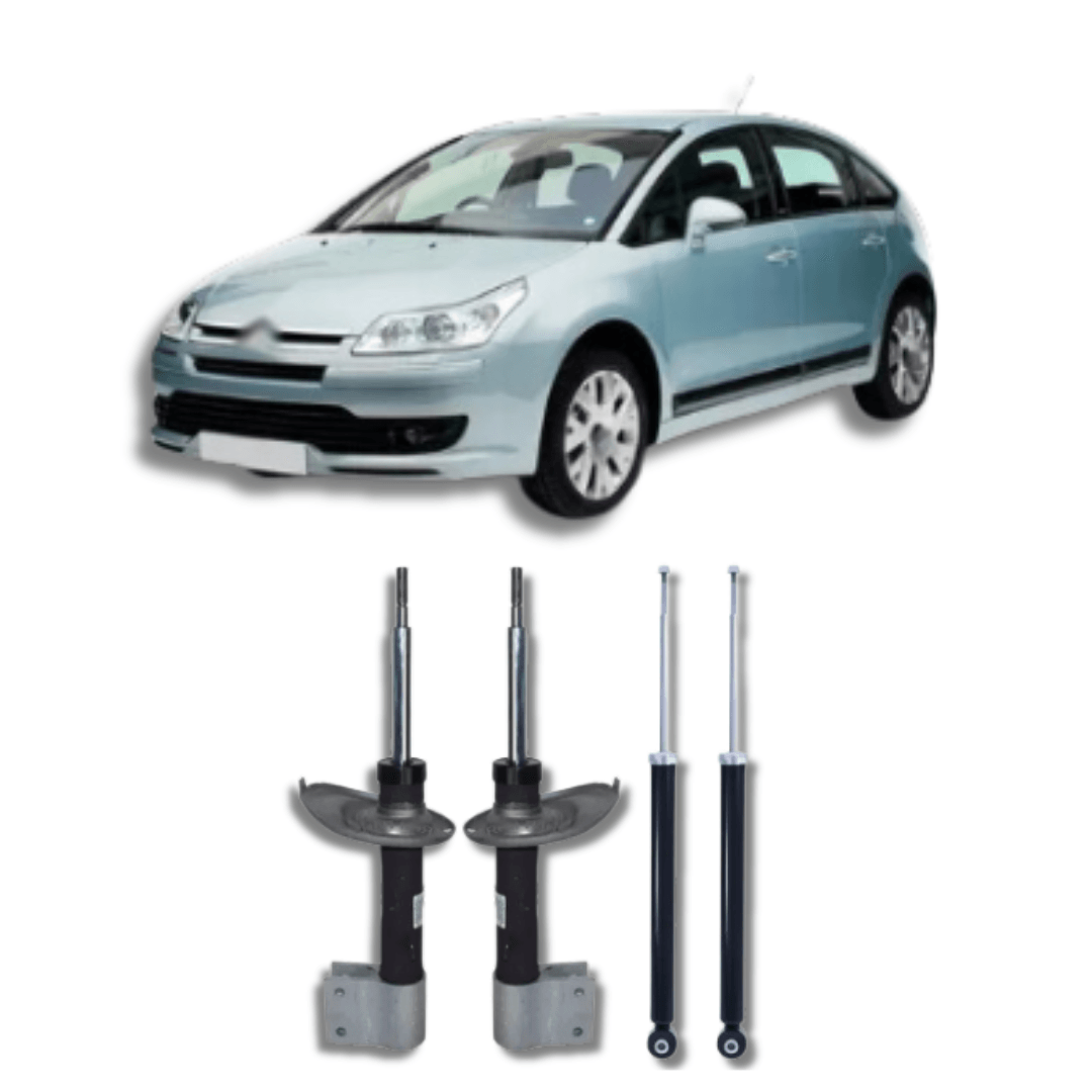 Kit Amortecedores Dianteiros e Traseiros Citroën C4 2008 até 2020 - Remanufaturado - Felipe Moura Auto Peças