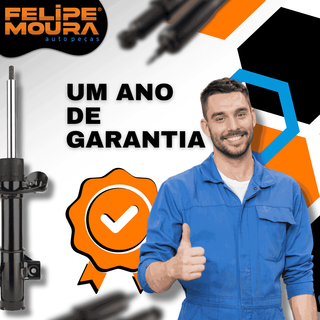 Kit Completo de Amortecedores Dianteiros e Traseiros com Kits de Batentes e Guarda-Pó Montana 2003 Até 2010 - Remanufaturado - Felipe Moura Auto Peças