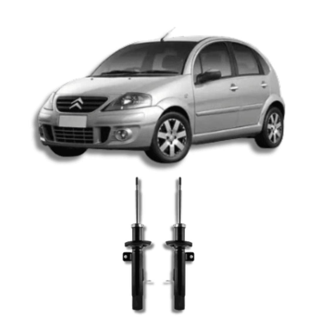 Amortecedor Dianteiro Citroën C3 Prato Menor 2003 Até 2012 - Remanufaturado - Felipe Moura Auto Peças