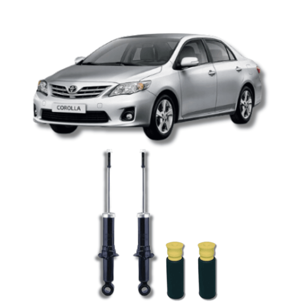 Amortecedor Traseiro com Kit de Batentes e Guarda-Pó Toyota Corolla 2009 Até 2014 - Remanufaturado - Felipe Moura Auto Peças