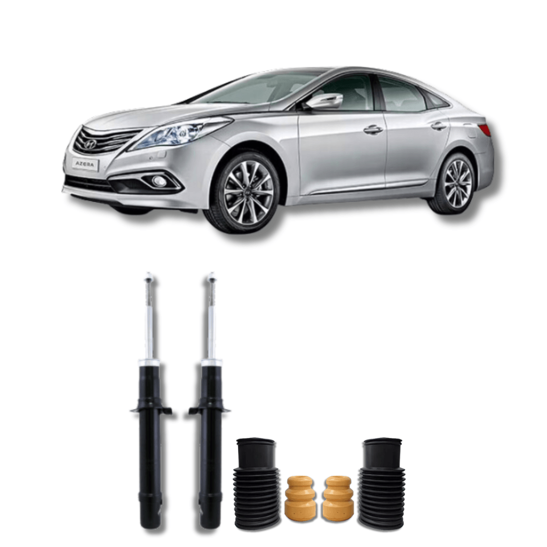 Amortecedores Dianteiros com Kits de Batentes e Guarda-Pó Hyundai Azera 2008 Até 2017 - Remanufaturado - Felipe Moura Auto Peças