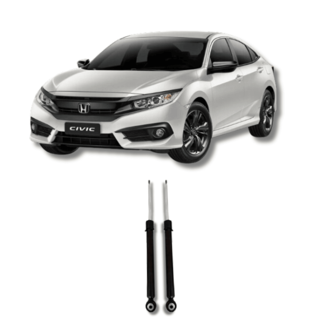 Amortecedores Traseiros Honda Civic G-10 2017 até 2021 - Remanufaturado - Felipe Moura Auto Peças