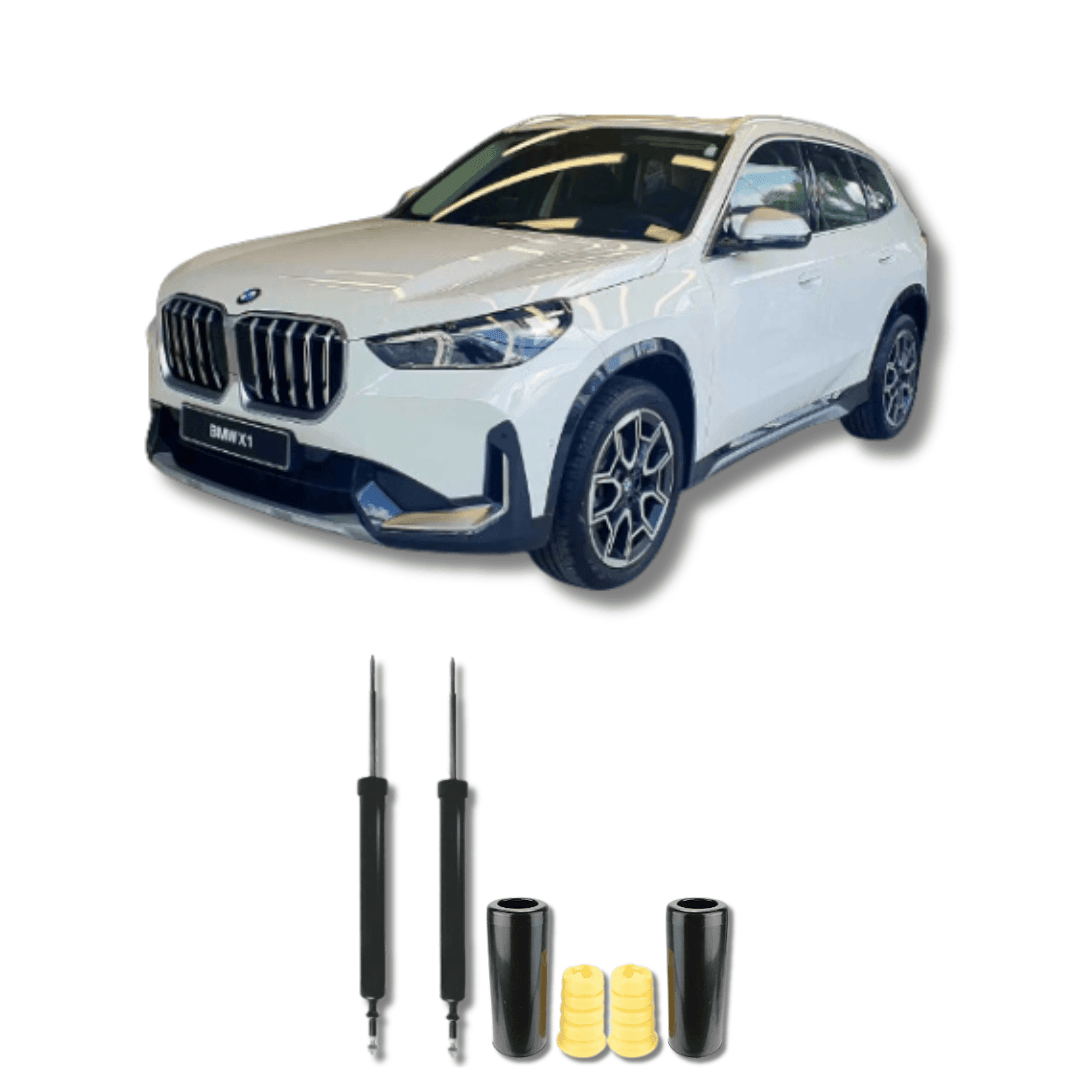 Amortecedor Traseiro com Kit de Batentes e Guarda-Pó BMW X1 2010 Até 2022 - Remanufaturado - Felipe Moura Auto Peças