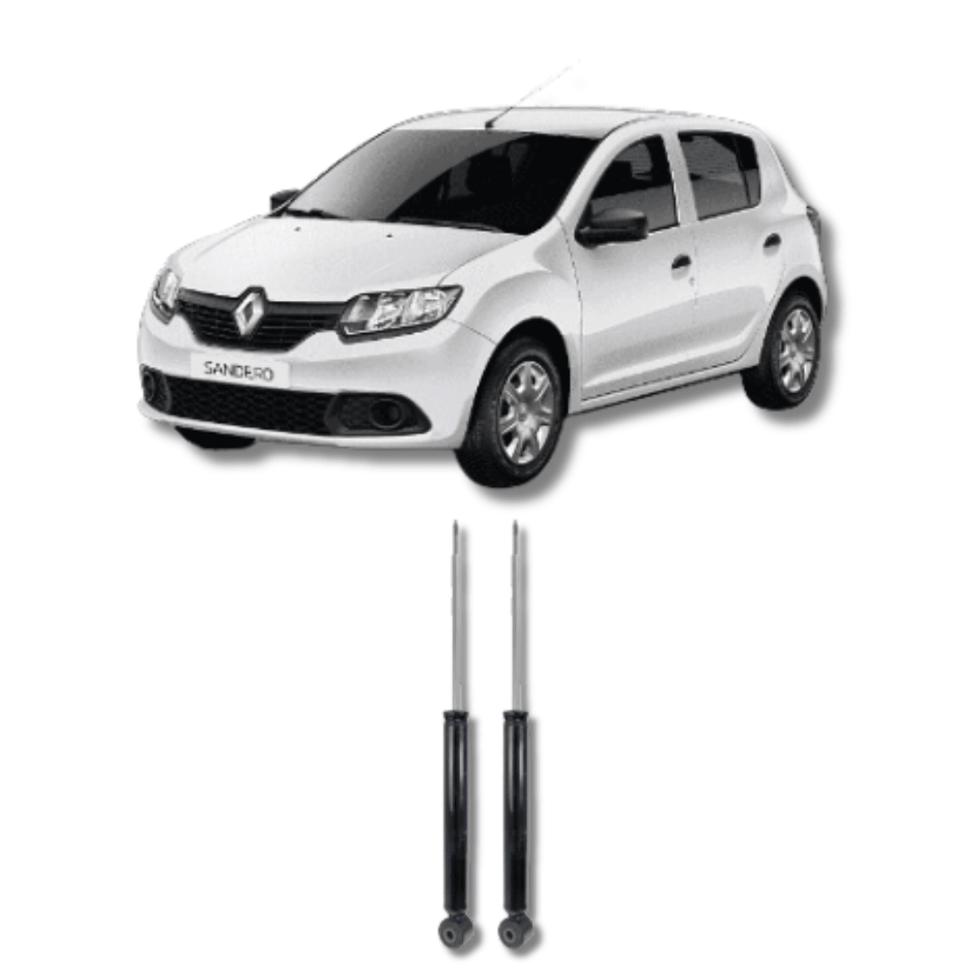 Amortecedores Traseiros Logan/Sandero 2007 Até 2013 - Remanufaturado - Felipe Moura Auto Peças