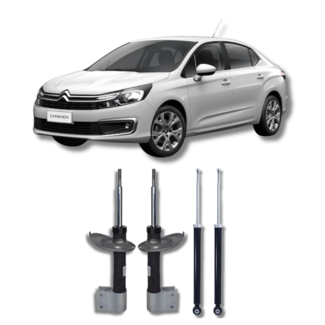 Kit Amortecedores Dianteiros e Traseiros Citroën C4 Pallas 2007 até 2014 - Remanufaturado - Felipe Moura Auto Peças