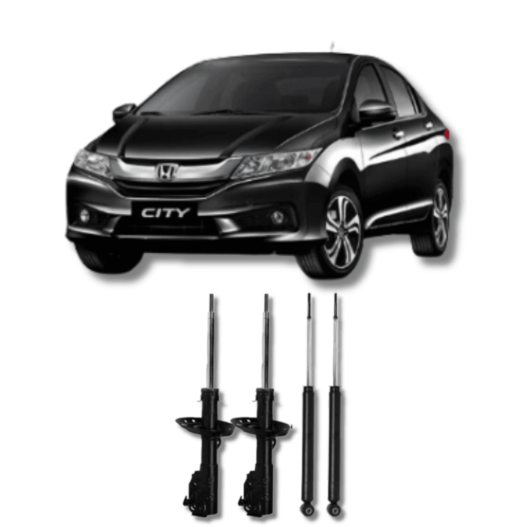 Kit Amortecedores Dianteiros e Traseiros Honda City/Fit 2009 Até 2014 - Remanufaturado - Felipe Moura Auto Peças