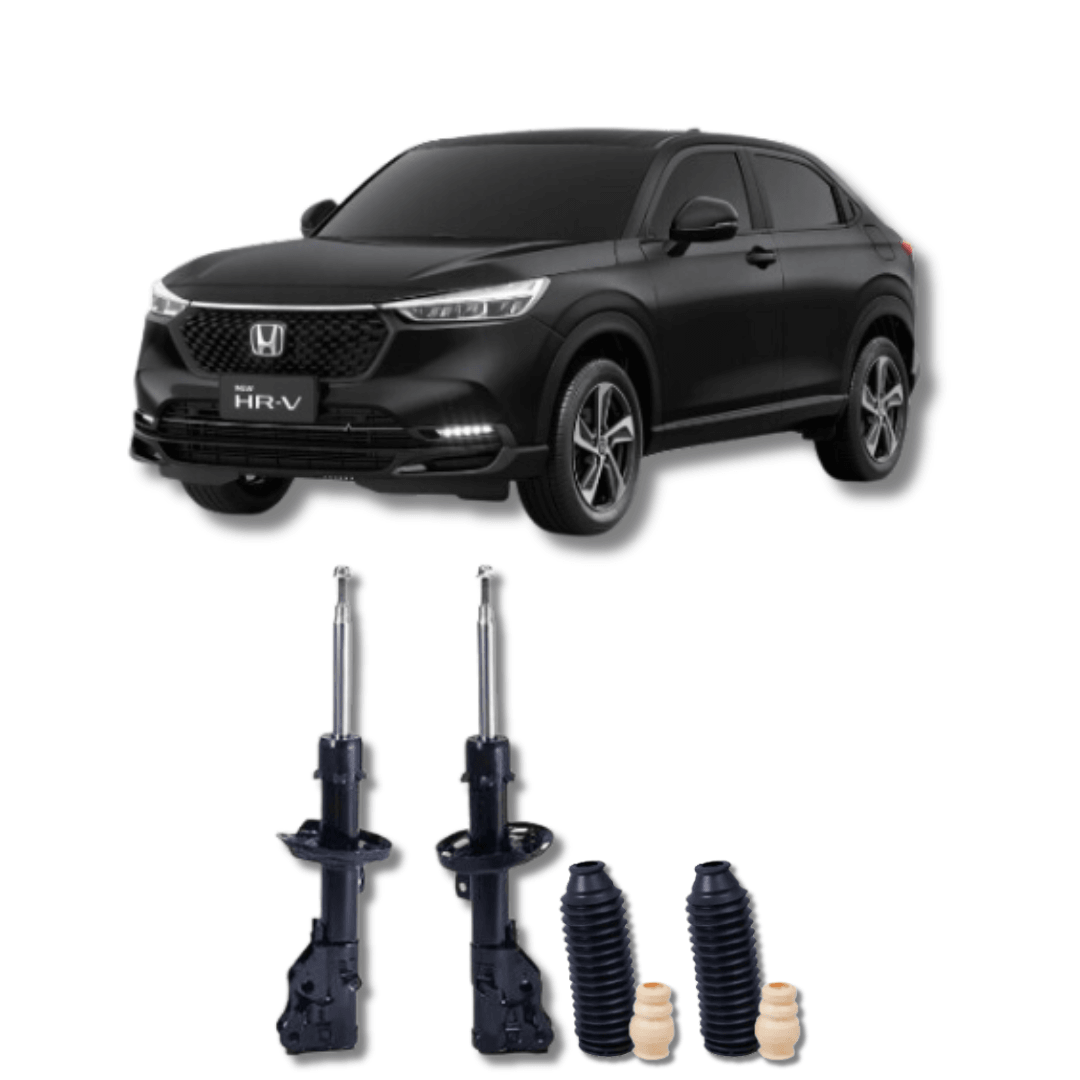 Amortecedores Dianteiros com Kit de Batentes e Guarda-Pó Honda HR-V 1999 Até 2016 - Remanufaturado - Felipe Moura Auto Peças