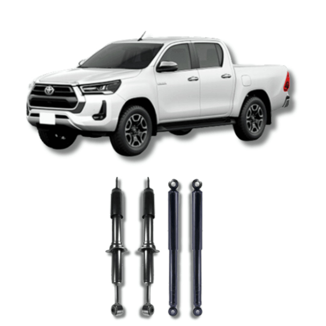Kit Amortecedores Dianteiros e Traseiros Toyota Hilux 2005 Até 2023 - Remanufaturado - Felipe Moura Auto Peças