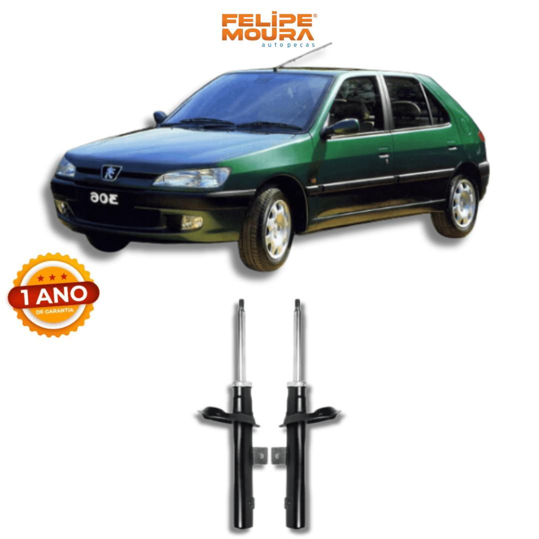 Amortecedor Dianteiro Peugeot 306 1997 Até 2000 - Remanufaturado - Felipe Moura Auto Peças