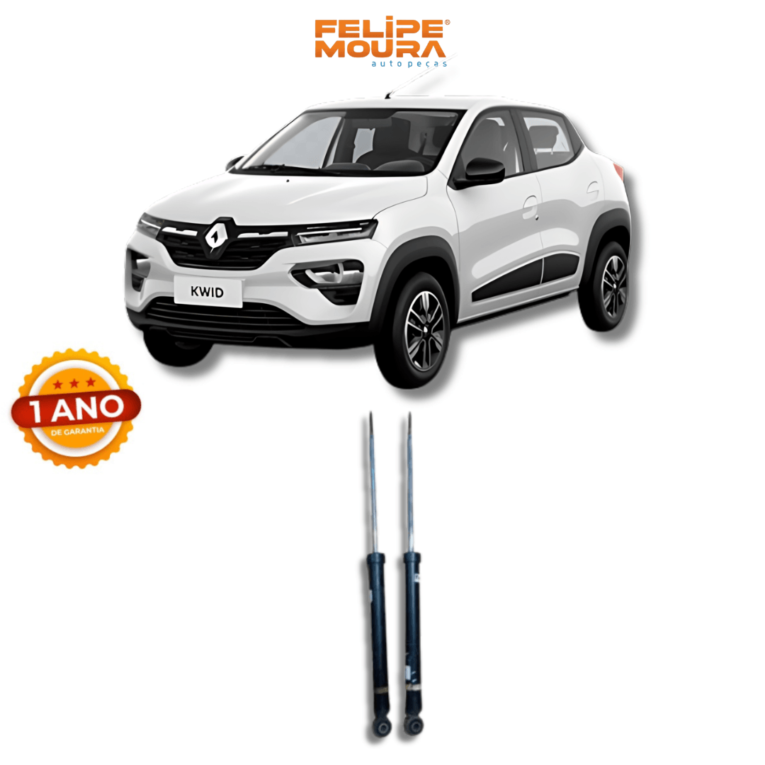 Amortecedor Traseiro Renault Kwid 2017 Até 2024 - Remanufaturado - Felipe Moura Auto Peças