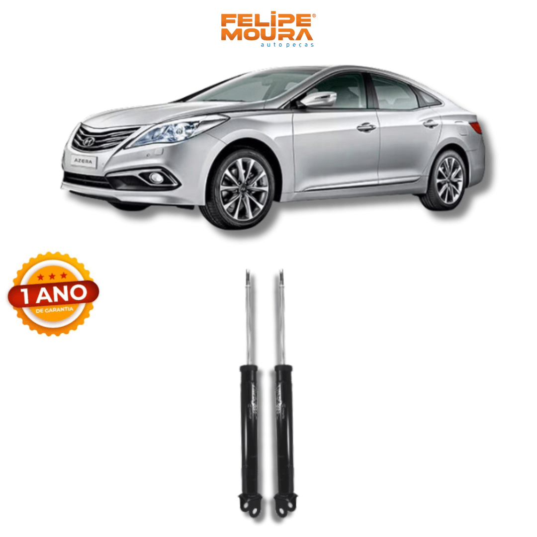 Amortecedores Traseiros Hyundai Azera 2008 Até 2017 - Remanufaturado - Felipe Moura Auto Peças