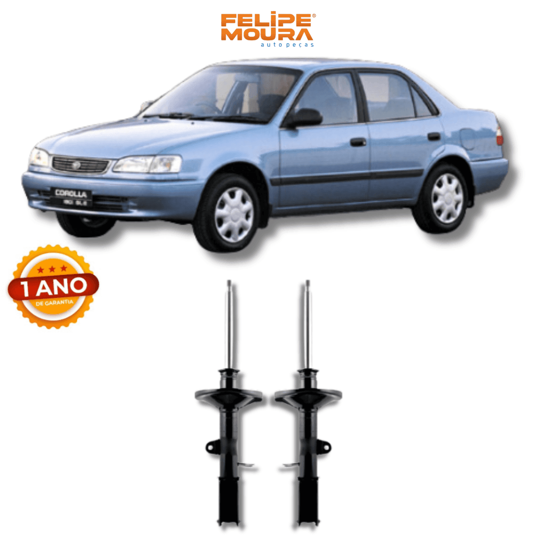 Amortecedor Traseiro Toyota Corolla 1992 Até 2002 - Remanufaturado - Felipe Moura Auto Peças