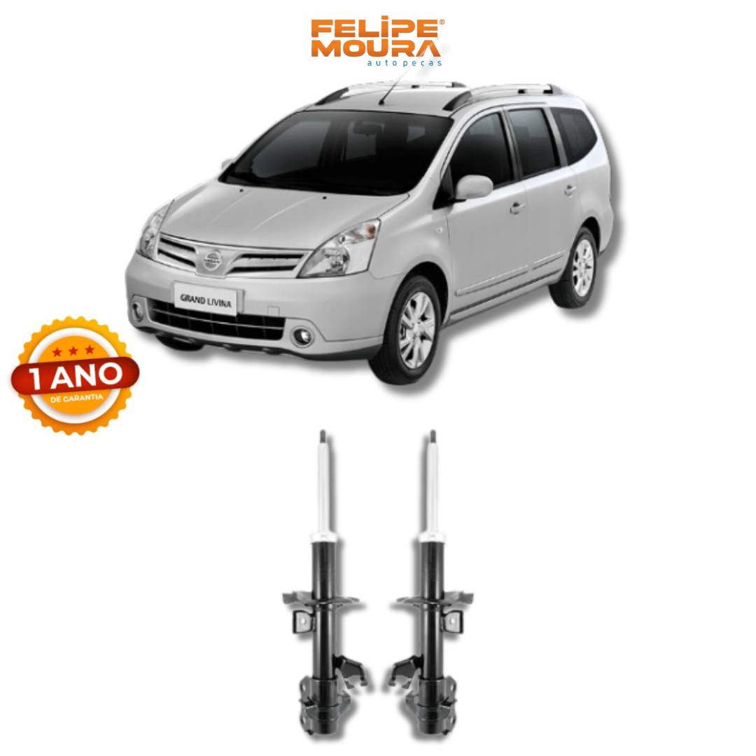 Amortecedor Dianteiro Nissan Livina 2006 Até 2015 - Remanufaturado - Felipe Moura Auto Peças