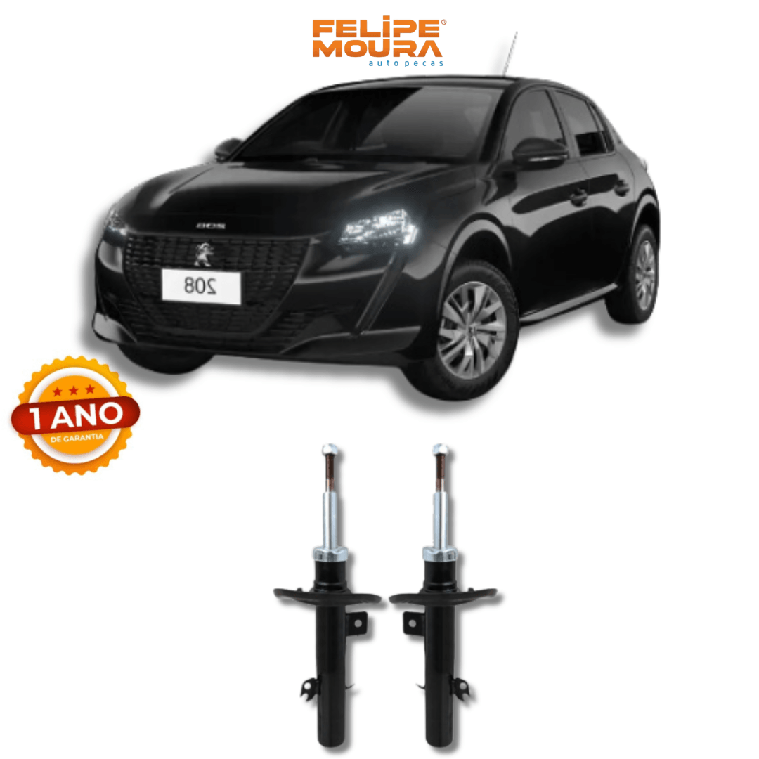 Amortecedor Dianteiro Peugeot 208 2008 Até 2015 - Remanufaturado - Felipe Moura Auto Peças