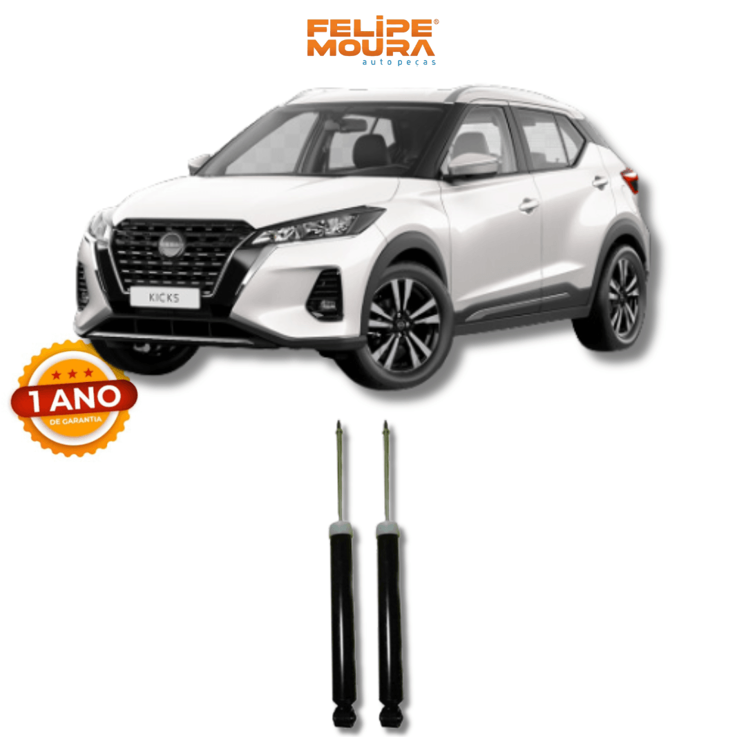 Amortecedor Traseiro Nissan Kicks 2016 Até 2021 - Remanufaturado - Felipe Moura Auto Peças