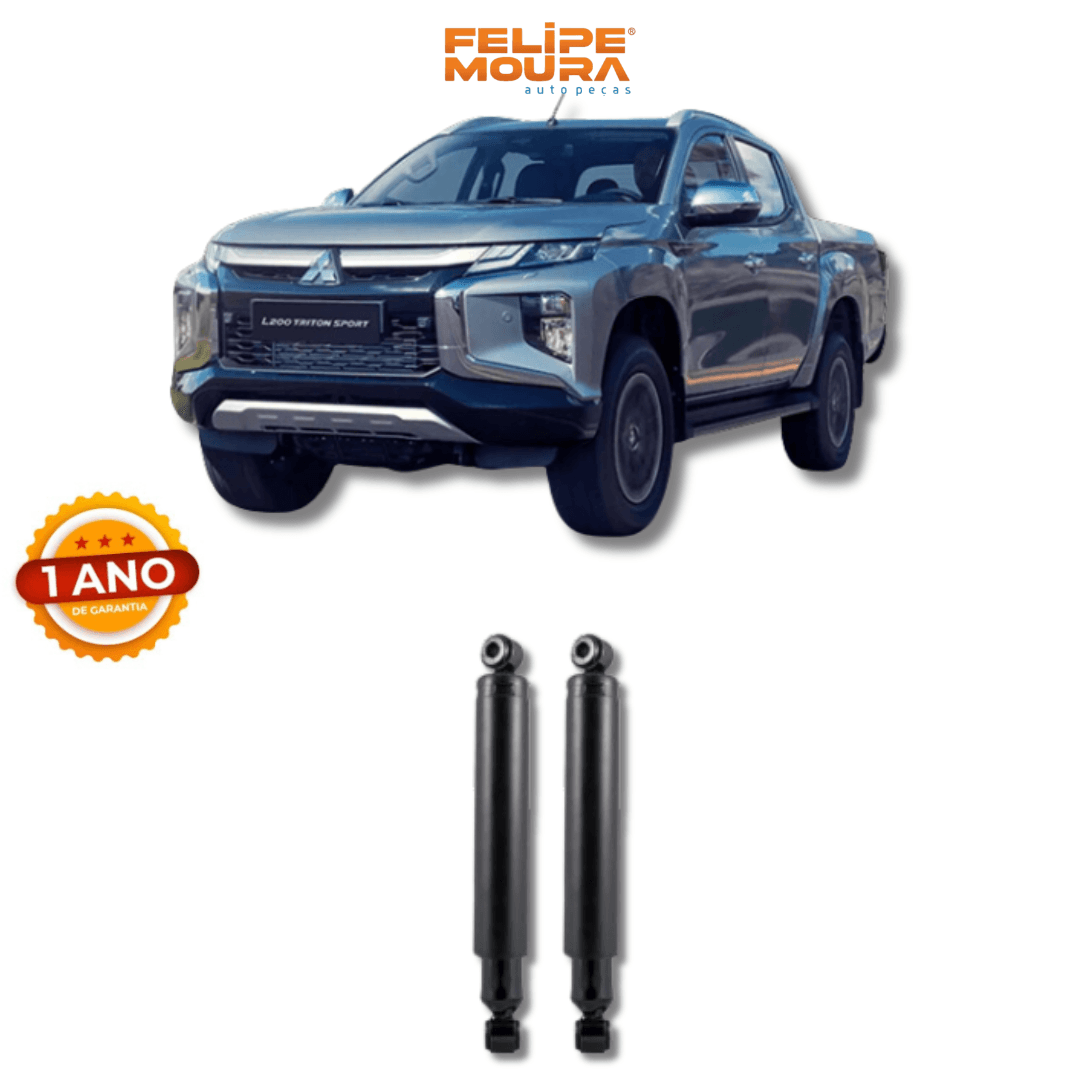 Amortecedor Traseiro Mitsubishi L200 2007 Até 2012 - Remanufaturado - Felipe Moura Auto Peças