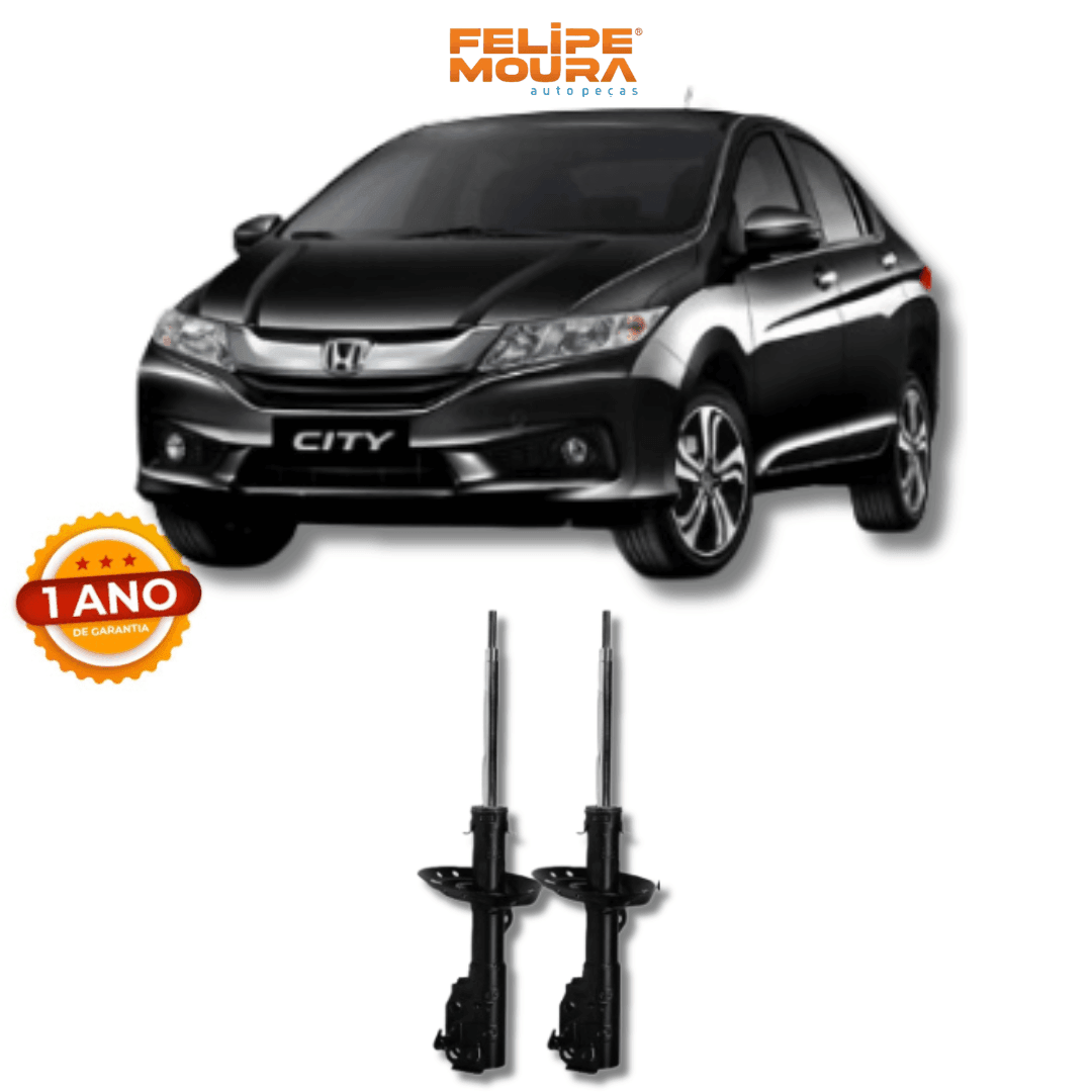 Amortecedores Dianteiros Honda City/Fit 2009 Até 2014 - Remanufaturado - Felipe Moura Auto Peças