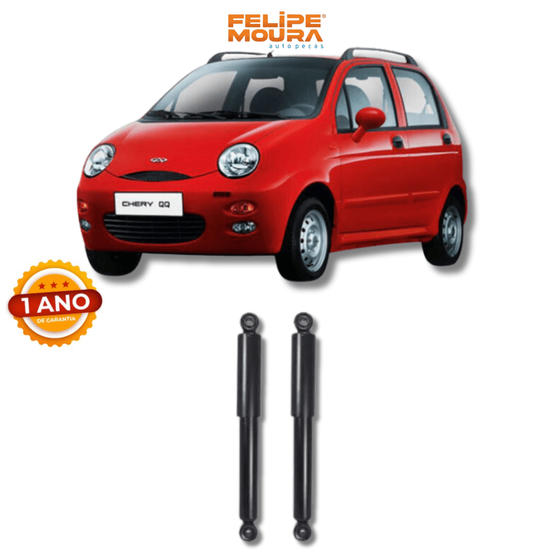 Amortecedor Traseiro Chery QQ 2011 Até 2024 - Remanufaturado - Felipe Moura Auto Peças
