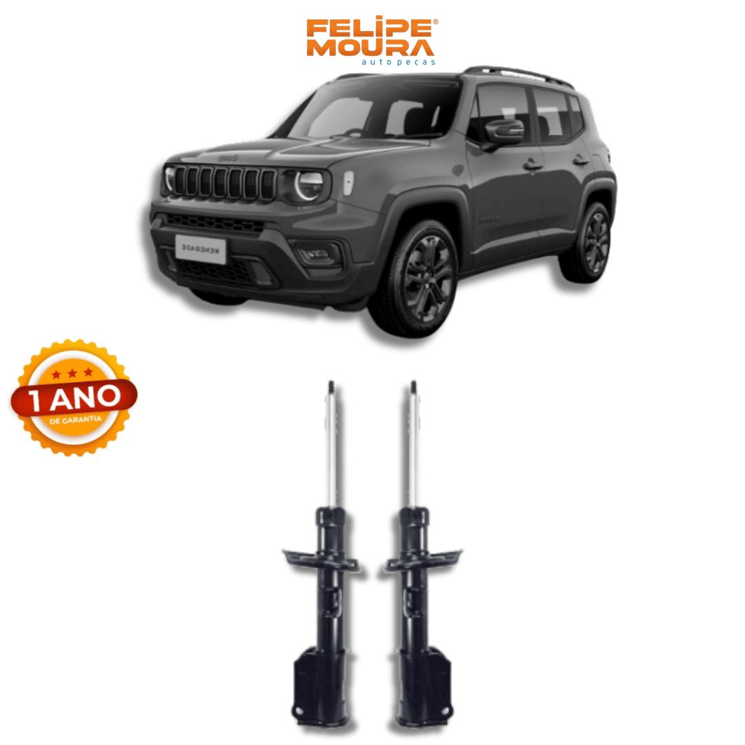 Amortecedores Dianteiros Jeep Renegade 2015 Até 2024 - Remanufaturado - Felipe Moura Auto Peças