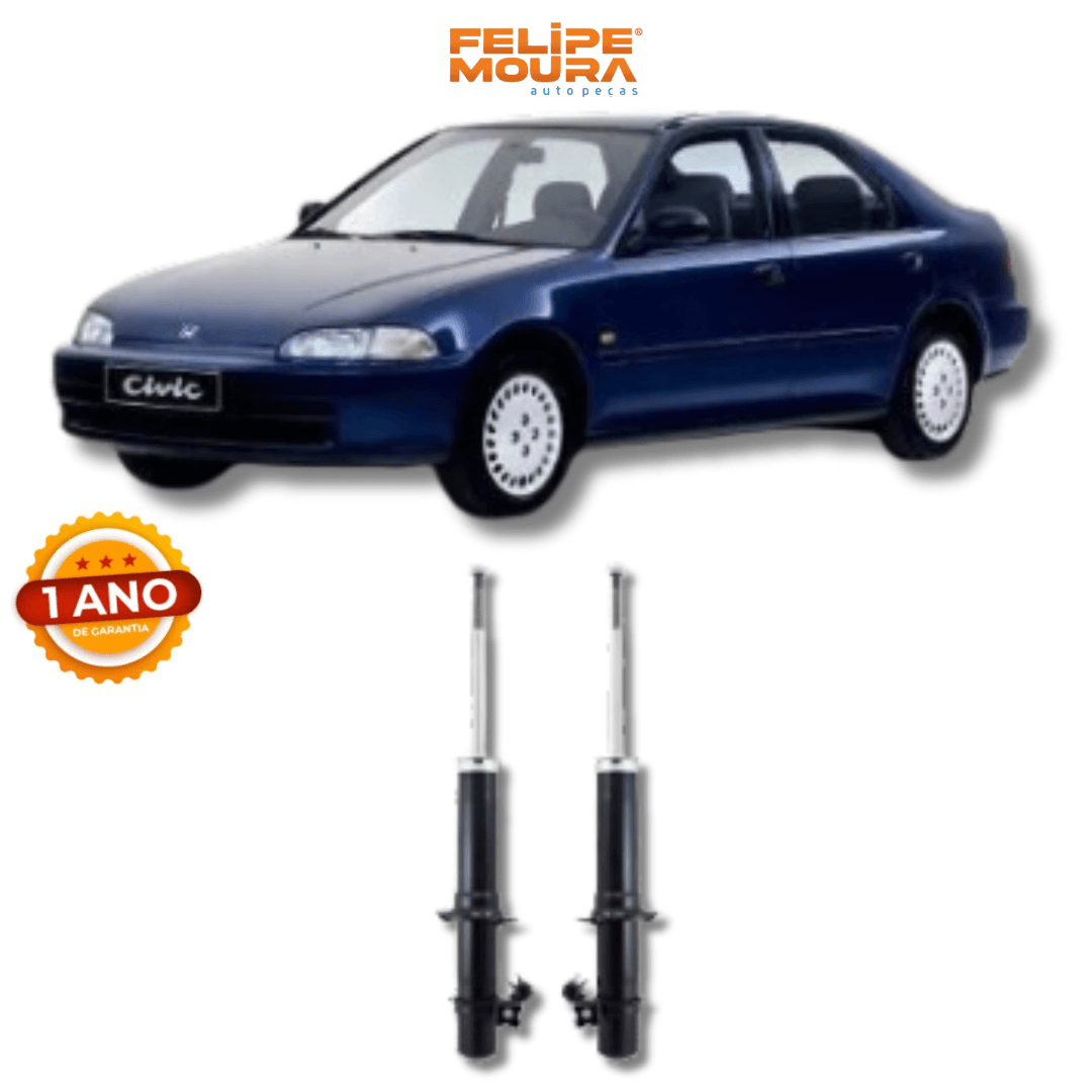 Amortecedores Dianteiros Honda Civic 1992 Até 2000 - Remanufaturado - Felipe Moura Auto Peças