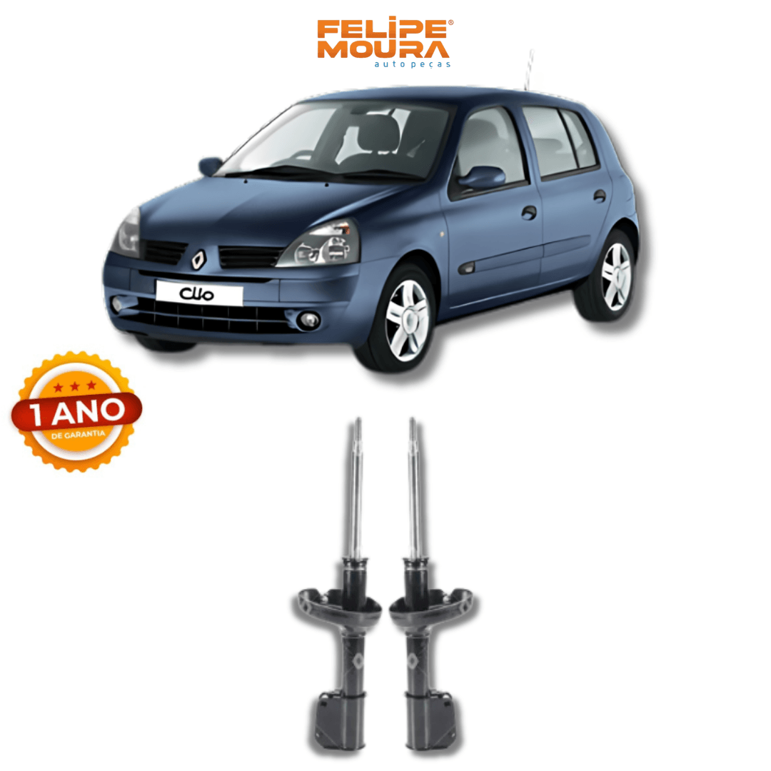 Amortecedor Dianteiro Renault Clio 2000 Até 2011 - Remanufaturado - Felipe Moura Auto Peças