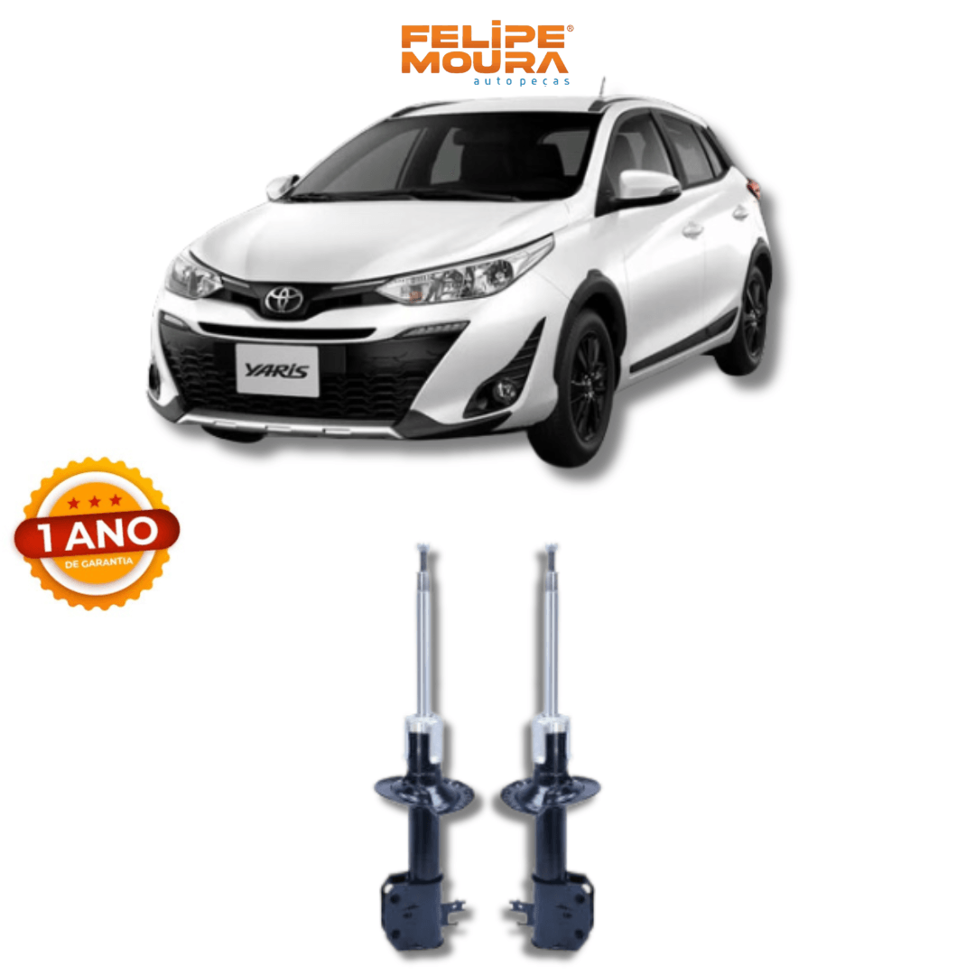 Amortecedor Dianteiro Toyota Yaris 2018 Até 2024 - Remanufaturado - Felipe Moura Auto Peças