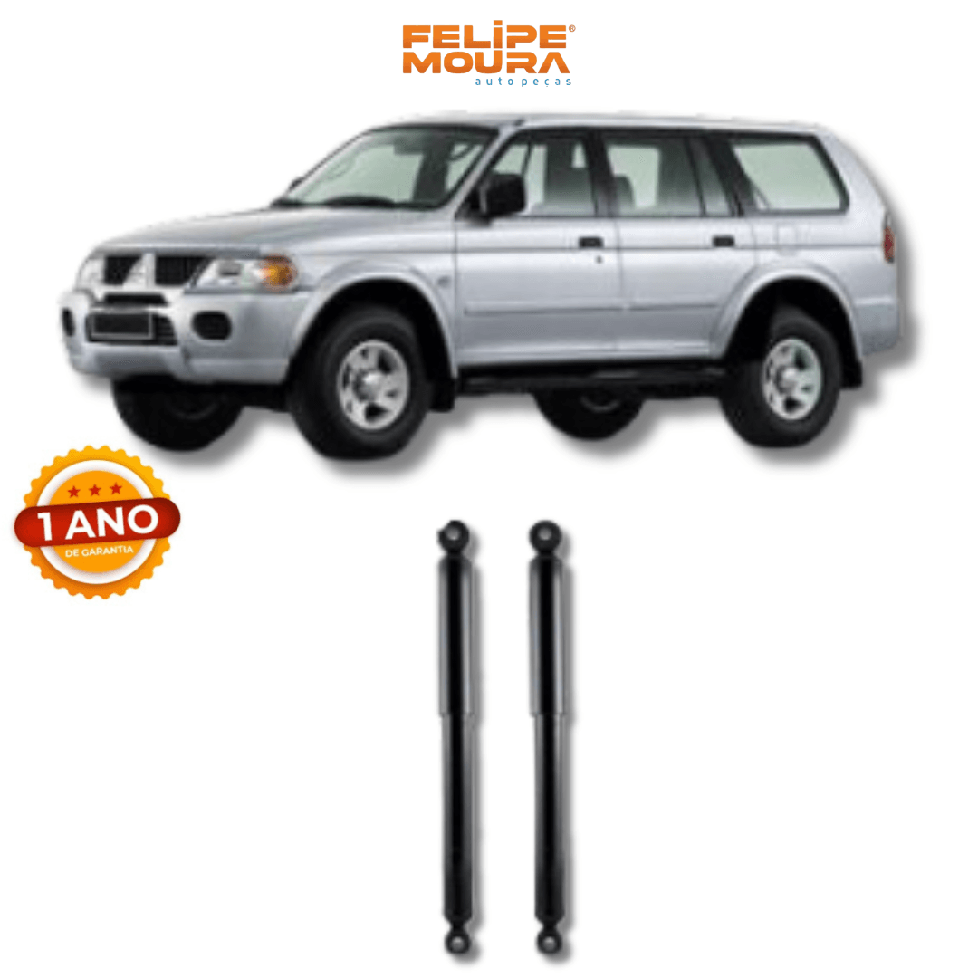 Amortecedor Traseiro Mitsubishi Pajero 2005 Até 2010 - Remanufaturado - Felipe Moura Auto Peças