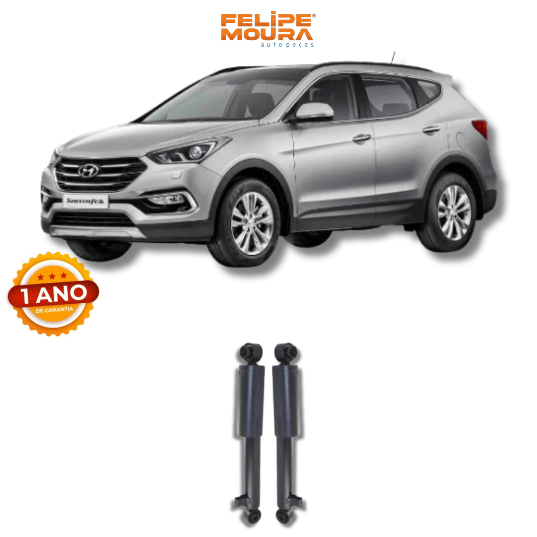 Amortecedor Traseiro Hyundai Santa Fé 2005 Até 2019 - Remanufaturado - Felipe Moura Auto Peças