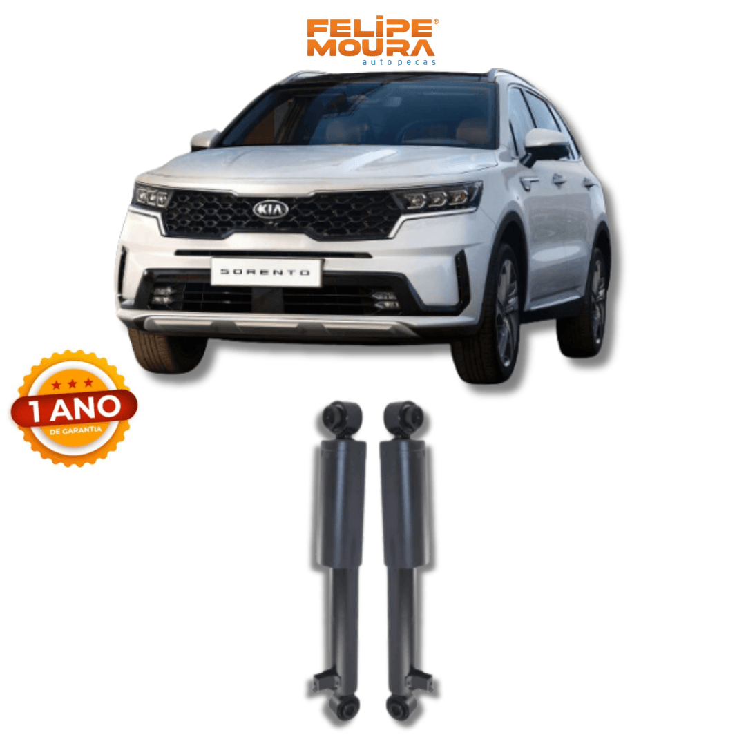 Amortecedor Traseiro Kia Sorento 2010 Até 2014 - Remanufaturado - Felipe Moura Auto Peças