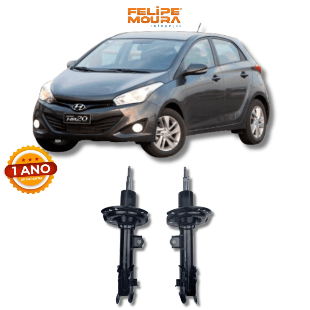 Amortecedor Dianteiro Hyundai HB20 2012 Até 2019 - Remanufaturado - Felipe Moura Auto Peças
