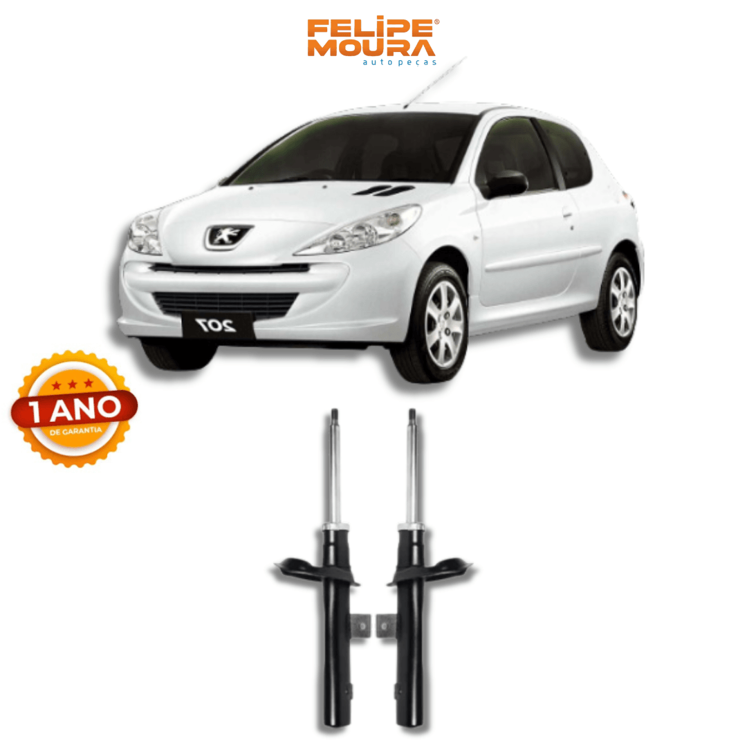 Amortecedor Dianteiro Peugeot 207 2006 Até 2014 - Remanufaturado - Felipe Moura Auto Peças