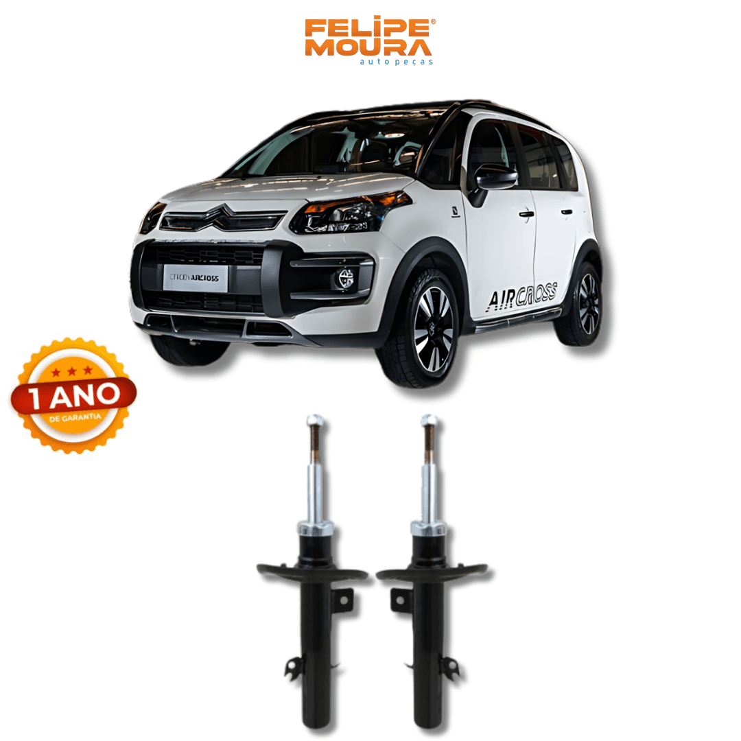Amortecedor Dianteiro Citroën Aircross/Prato Maior 2010 Até 2017 - Remanufaturado - Felipe Moura Auto Peças