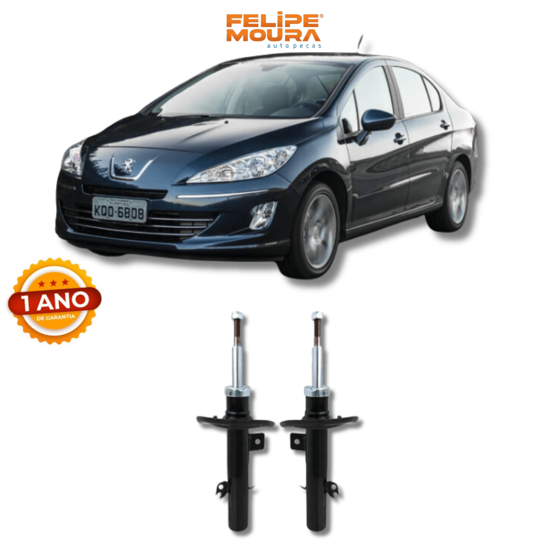 Amortecedor Dianteiro Peugeot 408 2008 Até 2015 - Remanufaturado - Felipe Moura Auto Peças