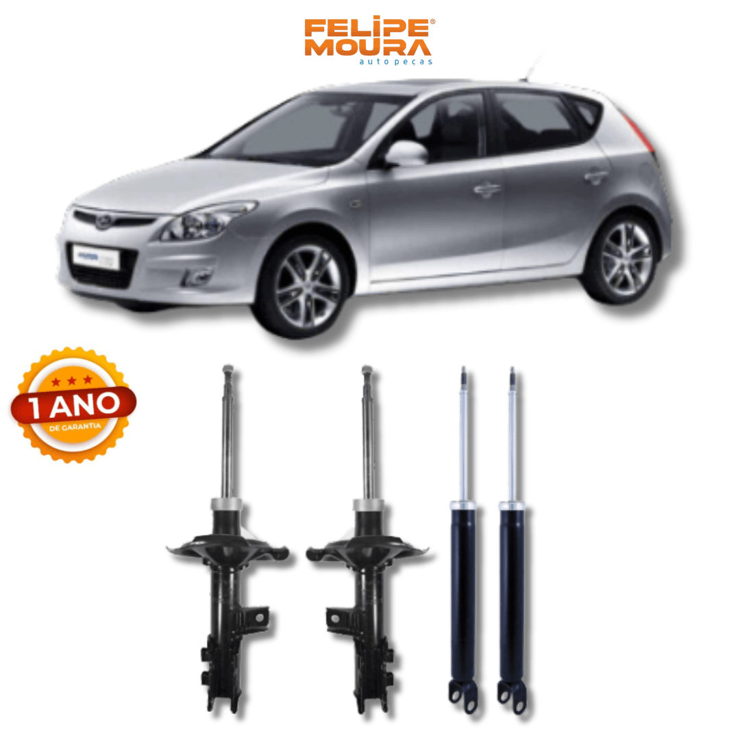 Kit Amortecedores Dianteiros e Traseiros Hyundai Ix30/Kia Cerato 2006 Até 2017 (Não Completo) - Remanufaturado - Felipe Moura Auto Peças