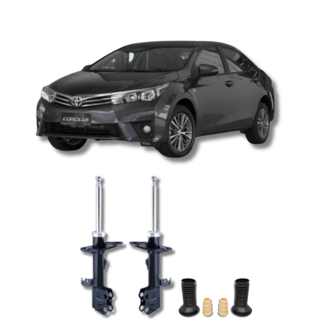 Amortecedor Corolla Altis 2015–2020 – par dianteiro com kit batente remanufaturado