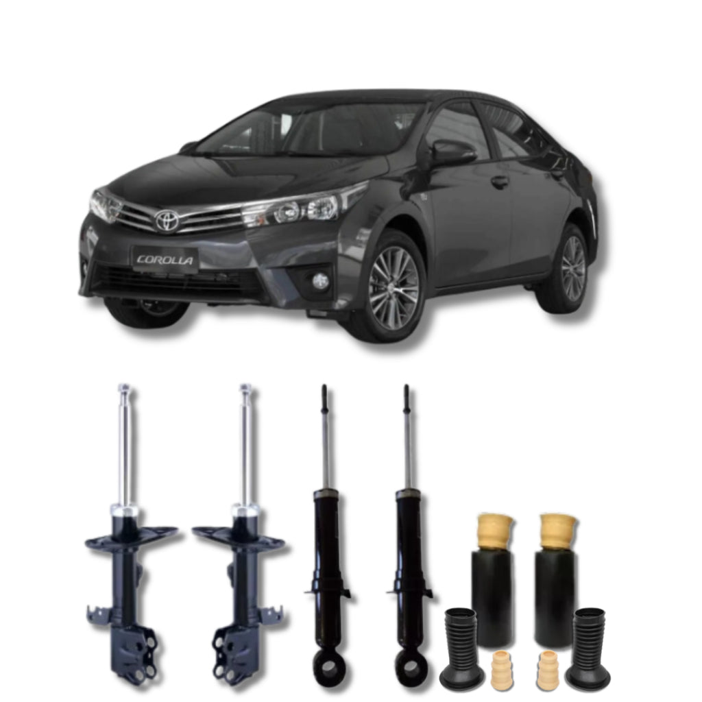 Amortecedor Corolla Altis 2015–2020 – kit completo com batente remanufaturado