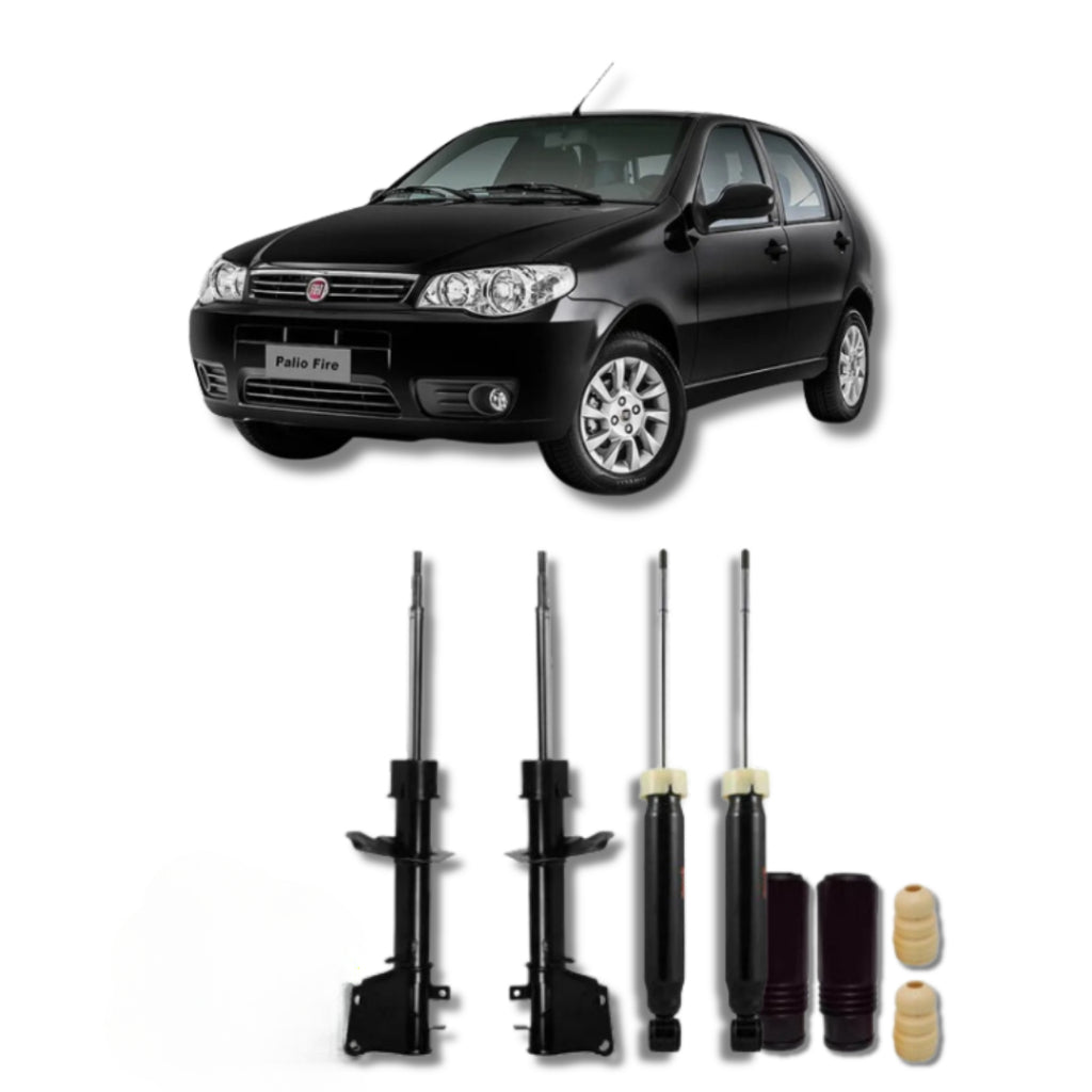Amortecedor Palio Fire 2001–2017 – kit completo com batente remanufaturado