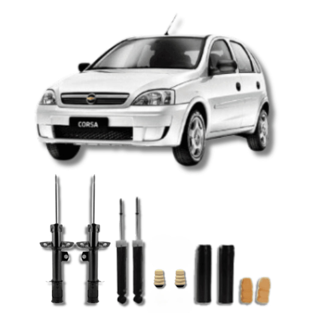 Amortecedor Corsa Joy, Maxx e Montana 2006–2014 – kit completo com batente remanufaturado