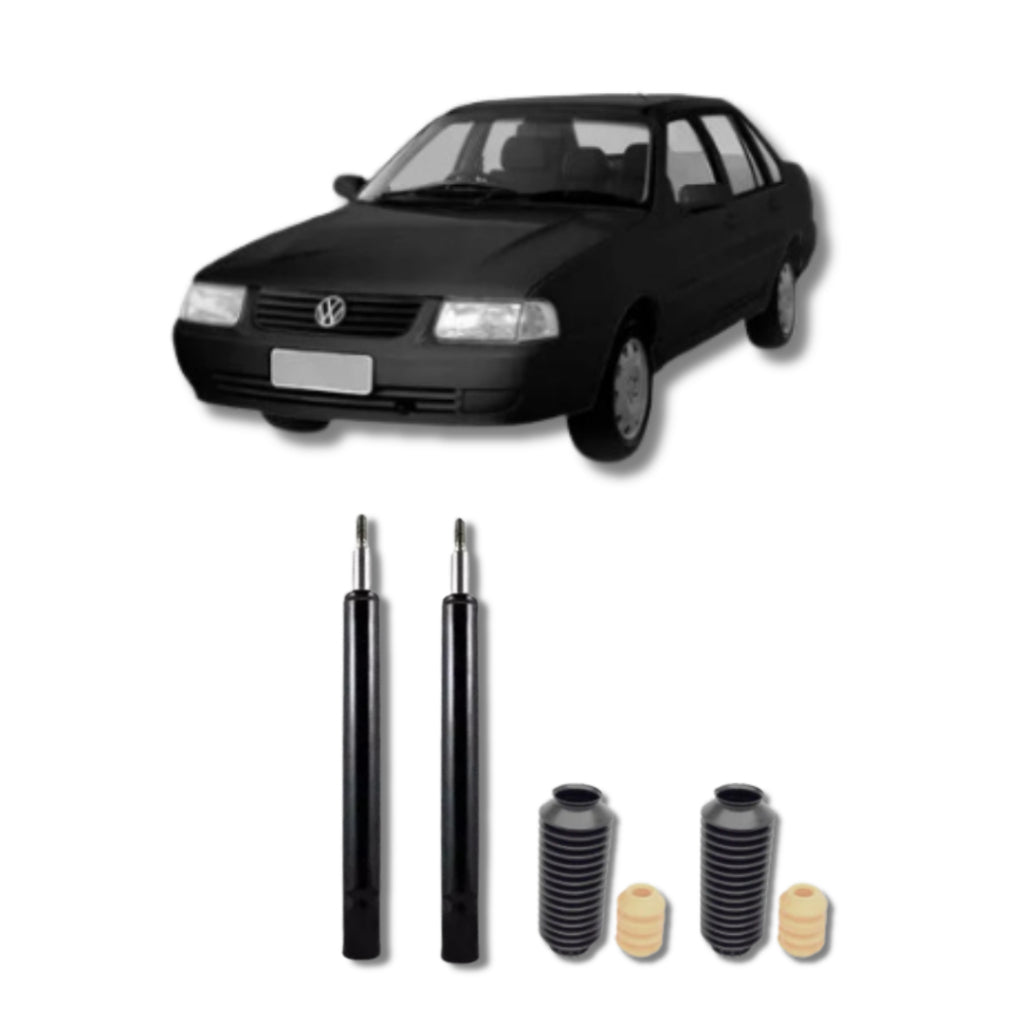 Amortecedor Santana G3 e G4 1998–2006 – par dianteiro com kit batente remanufaturado