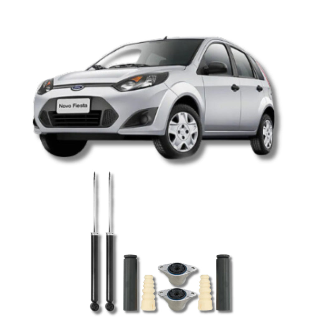 Amortecedor Fiesta 2002–2014 – par traseiro com kit batente remanufaturado