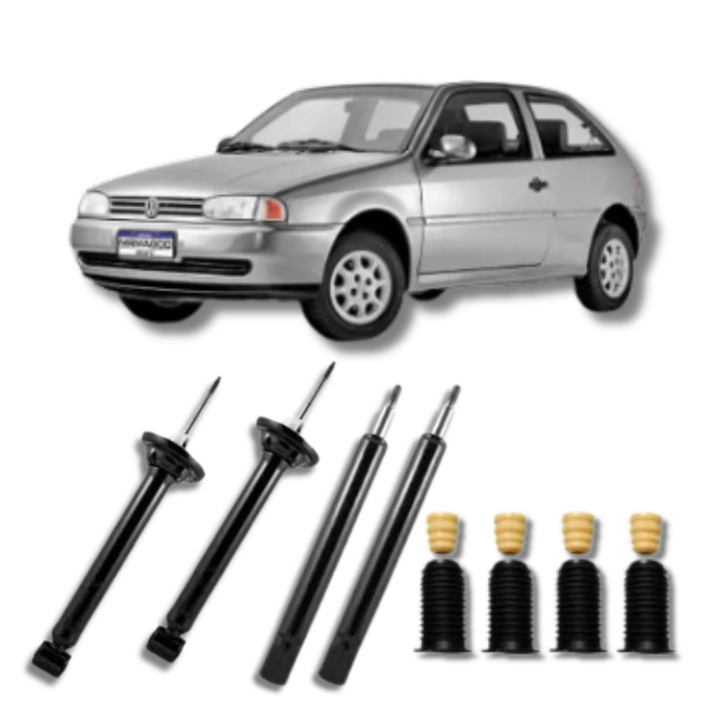 Amortecedor Gol G2, G3 e G4 1998–2014 – kit completo com batente remanufaturado
