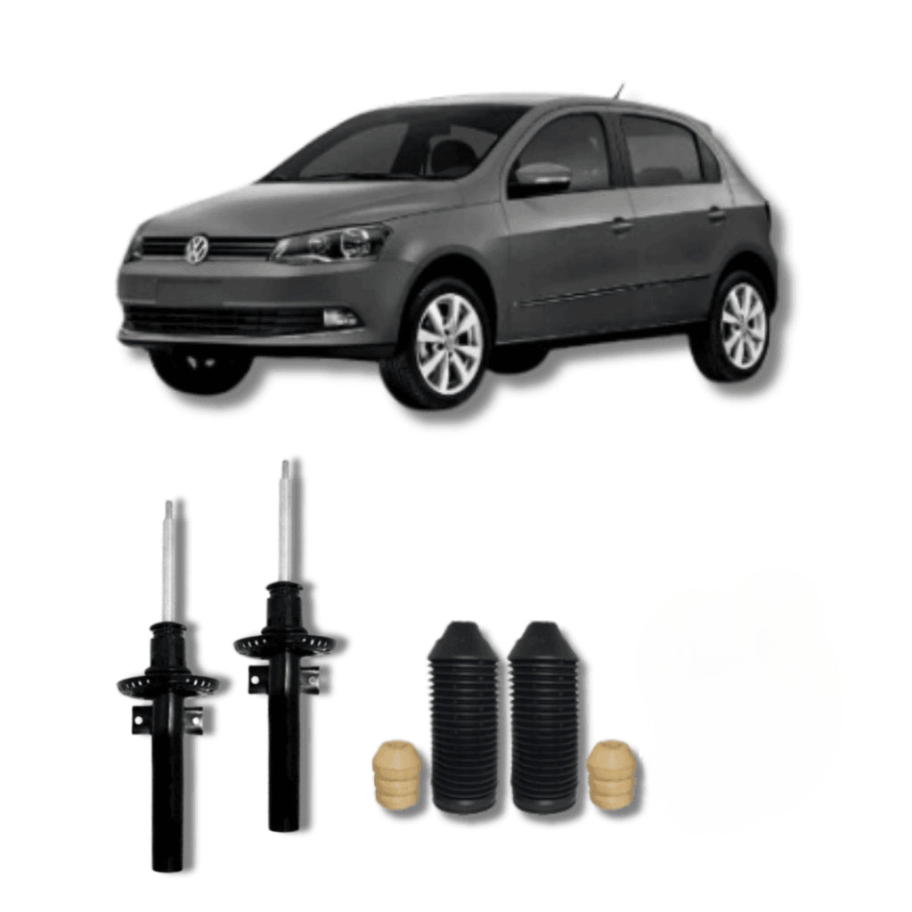 Amortecedor Gol G5 e G6 2008–2016 – par dianteiro com kit batente remanufaturado