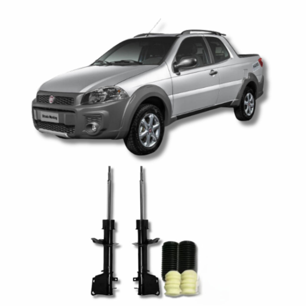 Amortecedor Strada Fire 2002–2017 – par dianteiro com kit batente remanufaturado