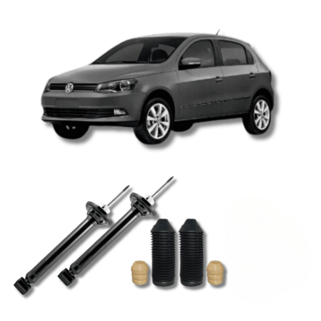 Amortecedor Gol G5 e G6 2008–2016 – par traseiro com kit batente remanufaturado