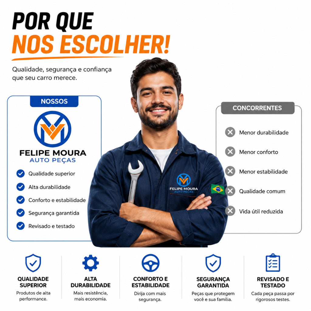 Amortecedor Astra 1996–2017 – par remanufaturado Felipe Moura (foto 4)